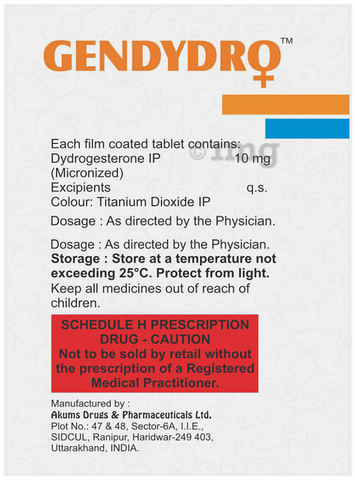 Gendydro Tablet image Gendydro Tablet image