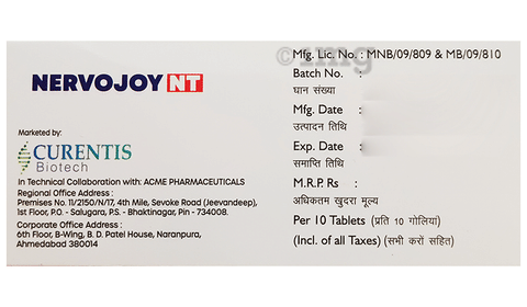 Nervojoy NT Tablet image Nervojoy NT Tablet image