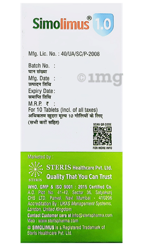Simolimus 1.0 Tablet image