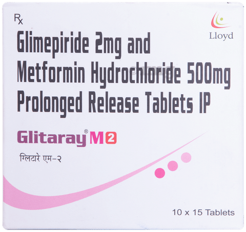 Glitaray M 2mg/500mg Tablet