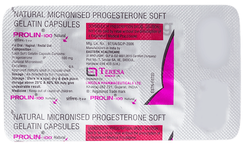 Prolin 100 Softgel Capsule image Prolin 100 Softgel Capsule image