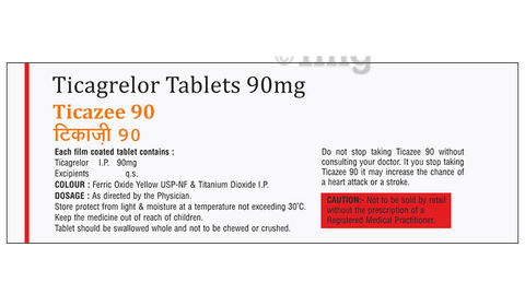 Ticazee 90 Tablet image Ticazee 90 Tablet image