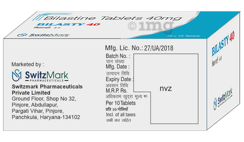 Bilasty 40 Tablet image