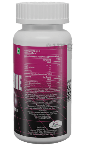 HealthAid L-Glutathione 500 mg Tablet | L Glutathione Supplement | Antioxidant and Daily Nutritional Support: Buy bottle of 60.0 tablets at best price in India