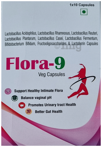 Flora 9 Veg Capsule: Buy box of 10.0 vegicaps at best price in