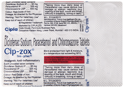 Cip-Zox Tablet image