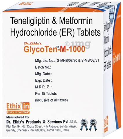 Glycoten-M 1000 Tablet ER
