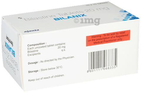 Bilanix 20mg new arrivals tab 10's