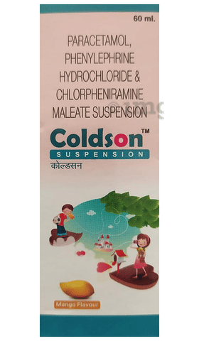 Coldson Oral Suspension Mango image