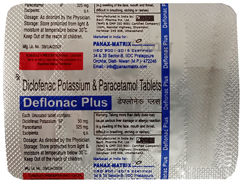 Deflonac Plus Tablet image Deflonac Plus Tablet image