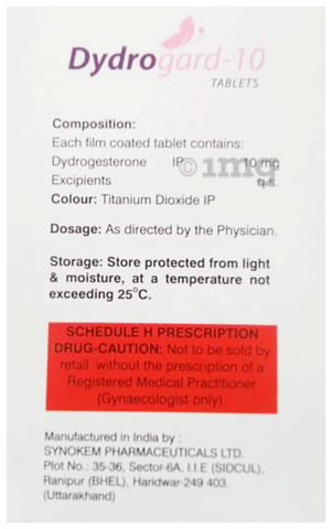 Dydrogard 10mg Tablet image Dydrogard 10mg Tablet image