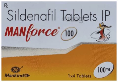 मैनफोर्स 100mg टैबलेट image