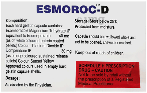 Esmoroc-D Capsule SR image
