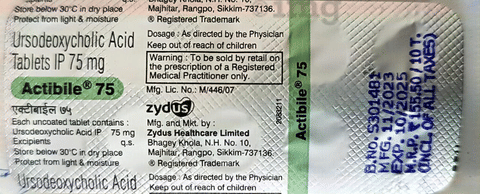 Actibile 75 Tablet image