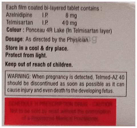 Telmed-AZ 40 Tablet image