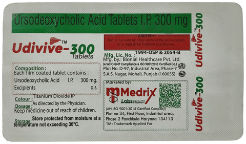 Udivive 300mg Tablet image