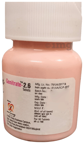 Genitrate 2.6 Tablet CR image