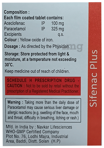 Sifenac Plus Tablet image Sifenac Plus Tablet image