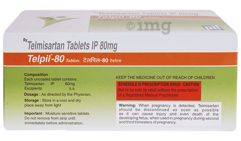 Telpil 80mg Tablet image