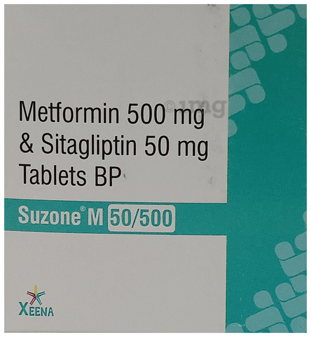Suzone M 50/500 Tablet image Suzone M 50/500 Tablet image