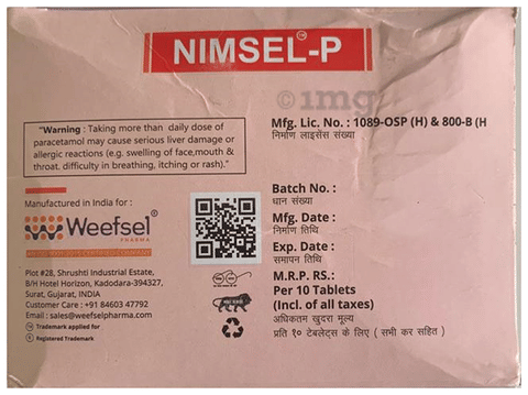 Nimsel-P Tablet image