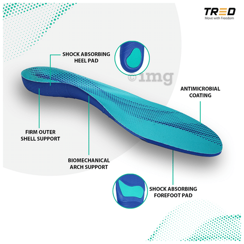 Medial arch support discount insoles