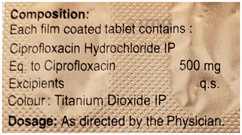 Cipcoz 500 Tablet image