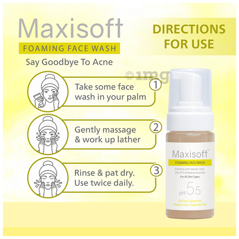 Maxisoft PH 5.5 Foaming Face Wash (100ml Each) image