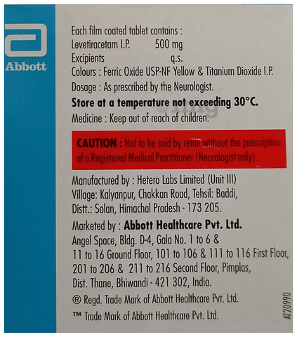 Levesam 500 Eazy Glide Tablet image