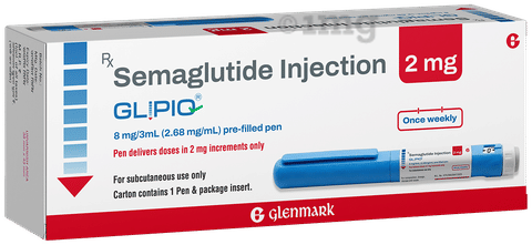 semaglutide 8mg 3ml Buy Glipiq 8mg Pre-filled Pen Online: View Uses, Side Effects, Price,  Substitutes
