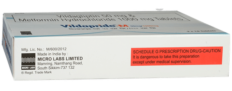 VILDApride M 1000mg/50mg Tablet image