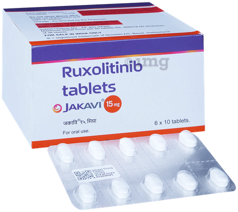 Jakavi 15mg Tablet image Jakavi 15mg Tablet image