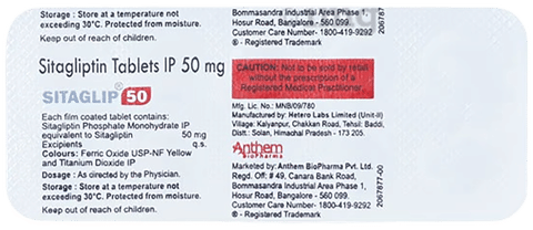 Sitaglip 50mg Tablet image Sitaglip 50mg Tablet image