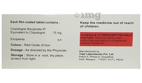 Clopiron 75 Tablet image Clopiron 75 Tablet image