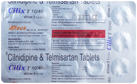 Cilix T 10mg/40mg Tablet