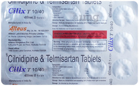 Cilix T 10mg/40mg Tablet image Cilix T 10mg/40mg Tablet image