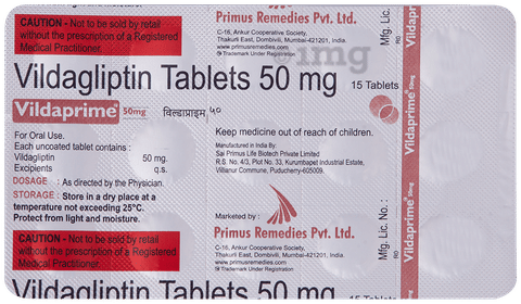 Vildaprime 50mg Tablet image