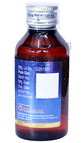 Tustify-DX Syrup Sugar Free