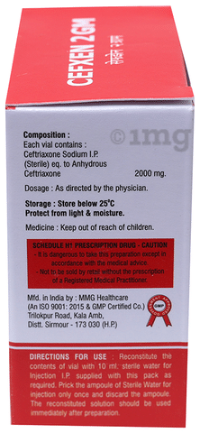 Cefxen 2 GM Injection
