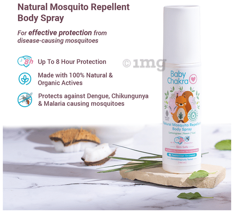Baby Chakra Natural Mosquito Repellent Body Spray Buy bottle of