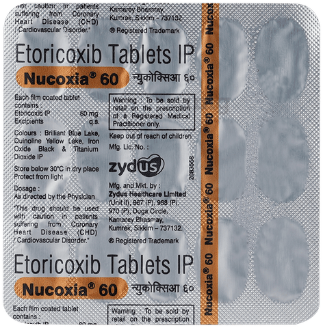 Nucoxia 60 Tablet image