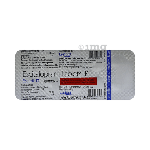 Escipil 10mg Tablet image
