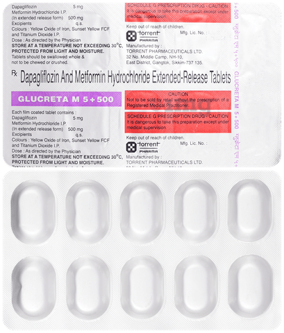 Glucreta M 5/500 Tablet ER image