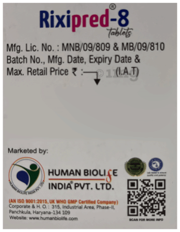 Rixipred 8 Tablet image Rixipred 8 Tablet image