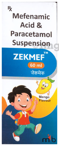 Zekmef Oral Suspension Mango
