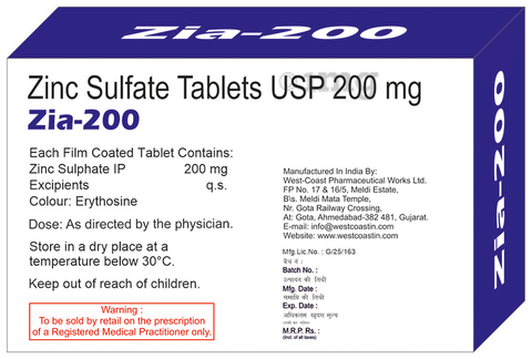 Zia 200 Tablet image