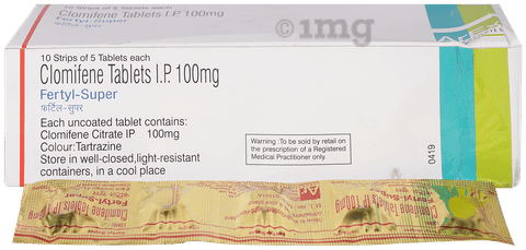 Fertyl Super 100mg Tablet image