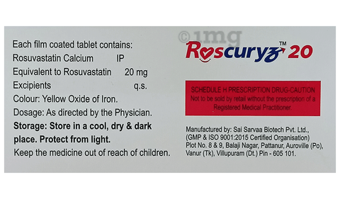 Roscuryz 20 Tablet image