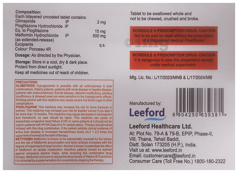 Dailyglim PM 2 Tablet ER image