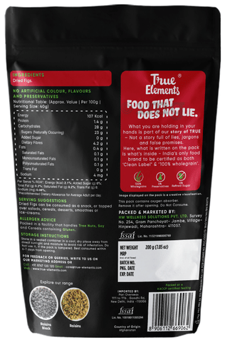 True Elements Figs Dried image